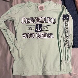 Debordieu SC Mint Green Long Sleeve Shirt XS gender neutral